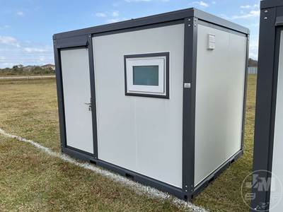 10'  Container, Office Container, Side Entry Door, Wood Floor, Windows