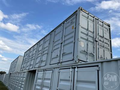 40' High Cube Container, Â Storage, 2 Side Doors, Wood Floor