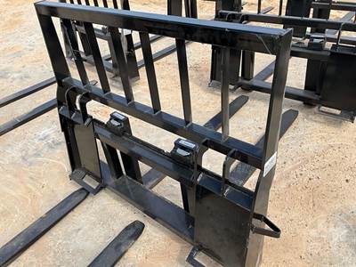 AGT SA-100 Skid Steer Forks with Mast, 48" Forks