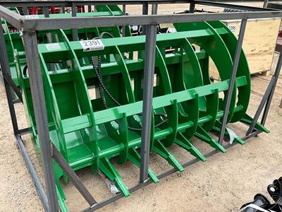 2026 AGT SRR72 72" Rock Grapple Bucket, Universal Skid Steer Mount