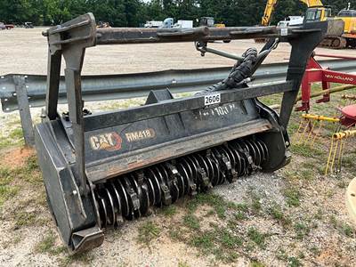 2021 Caterpillar HM418 82" Hydraulic Mulcher, Universal Skid Mount