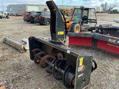 Caterpillar SR318 2 STAGE HYDRAULIC SNOW BLOWER ATTACHMENT Skid Steer Attachment
