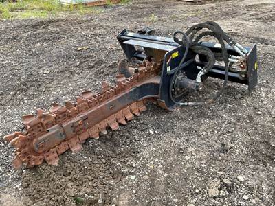 Caterpillar T9 Trencher Skid Steer Attachment, Universal Skid Mount