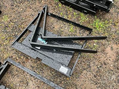 Unused Future 30 Inch Forks with Mast, Mini Skid Steer Mount
