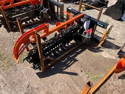 Future FT-D39F 8 Inch Trencher Skid Steer Attachment, 39" Trenching Depth
