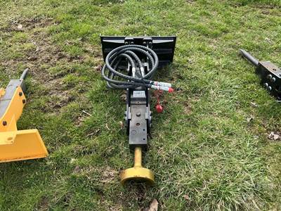 2025 Future FTD45 Mini Skid Steer Mount Pile Hammer, 50" Length, 1.8" Drill Rod