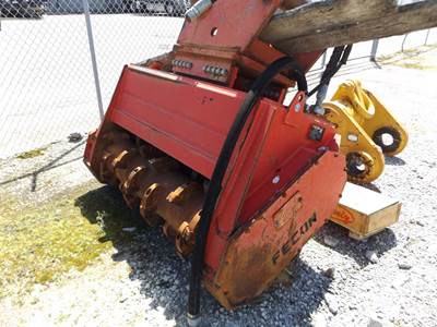 2016 Fecon Bull Hog BH80EXC Hydraulic Mulcher Skid Steer Attachment with New Bits