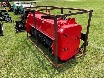 GIYI 72PRO 72" Hydraulic Mulcher Skid Steer Attachment, Universal Mount