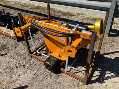 GIYI AD680 Post Driver Skid Steer Attachment, Universal Skid Mount