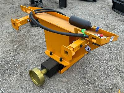 GIYI AD680 PILE HAMMER Skid Steer Attachment