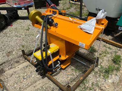 GIYI AD680 PILE HAMMER Skid Steer Attachment