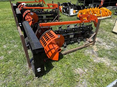 2025 GIYI D39 8 Inch Trencher Skid Steer Attachment