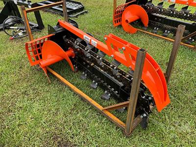 Unused GIYI D39 39 Inch Trencher, Mini Skid Steer Mount