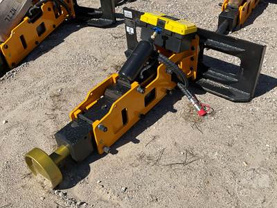 GIYI D680 Post Driver, Universal Skid Steer Mount