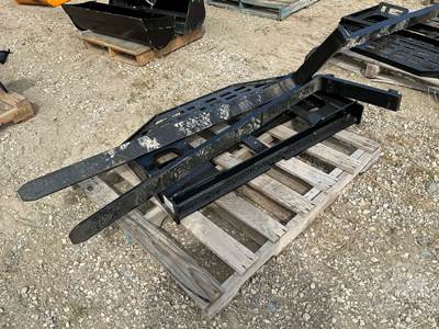 2026 GIYI DHC 59 Inch Forks Skid Steer Attachment, Universal Skid Mount