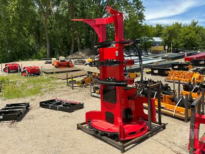 GIYI FB77 FELLER BUNCHER Skid Steer Attachment, Universal Skid Mount