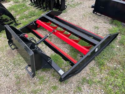 GIYI FR70 70 Inch Universal Skid Steer Attachment, 6" Max Digging Depth