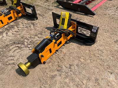 2026 GIYI GY-D680 45 Inch Post Driver, Universal Skid Steer Mount