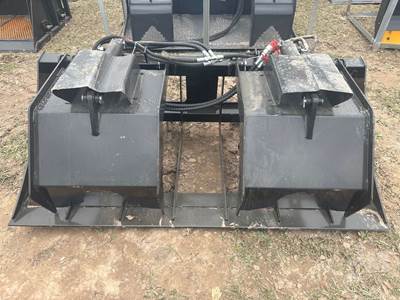 GIYI GY-HWG72C HOLLOW WOOD GRABBER Skid Steer Attachment