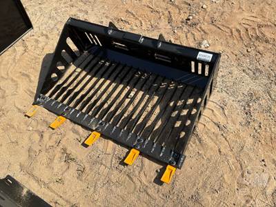 GIYI GY-RB44 44 Inch Rock Bucket, Mini Skid Steer Mount