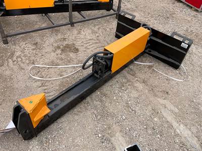Unused GIYI HLS82 Skid Steer Log Splitter, Universal Skid Mount 25" x 14" Capacity