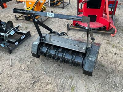 GIYI ML45 32" Hydraulic Mulcher, Mini Skid Steer Mount
