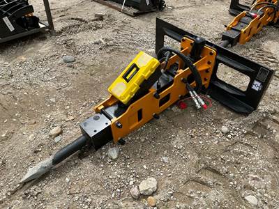 Unused GIYI P680 Breaker Hammer Skid Steer Attachment, Universal Skid Mount