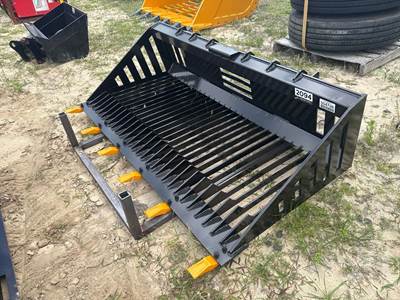 Unused GIYI RB66 66 Inch Rock Bucket Skid Steer Attachment