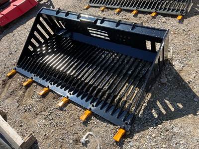 2026 GIYI RB66 66 Inch Rock Bucket, Universal Skid Mount