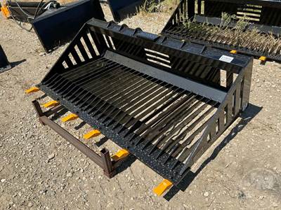 Unused GIYI RB66 65 Inch Rock Bucket, Universal Skid Steer Mount