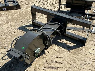 GIYI SG45 Stump Grinder Skid Steer Attachment, Universal Mount 160-500 R/MIN