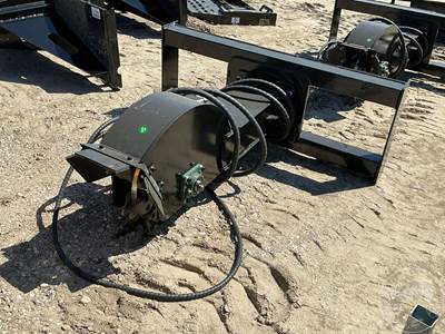 GIYI SG45 Skid Steer Stump Grinder, Universal Mount 160-500 R/MIN