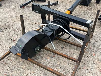 Unused GIYI SG45 45 Inch Stump Grinder, Universal Skid Steer Mount