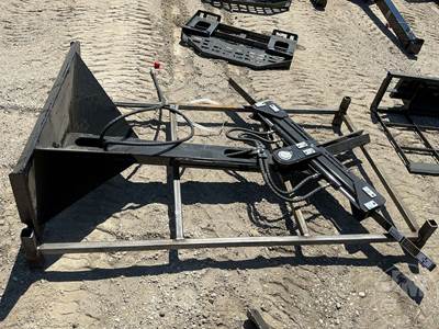 GIYI STL75 Universal Skid Steer Attachment, 75" Working Width, 2645 lb Lift Capacity