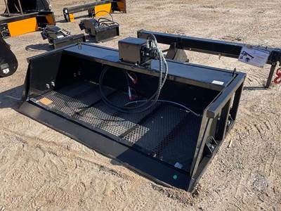 GIYI VB59- HYDRAULIC VIBRATING BUCKET Skid Steer Attachment