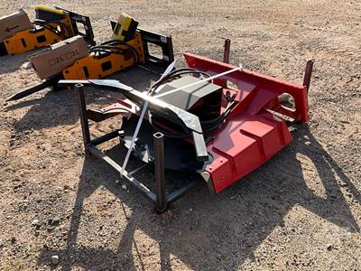 Unused 43 Inch Hydraulic Mulcher Skid Steer Attachment