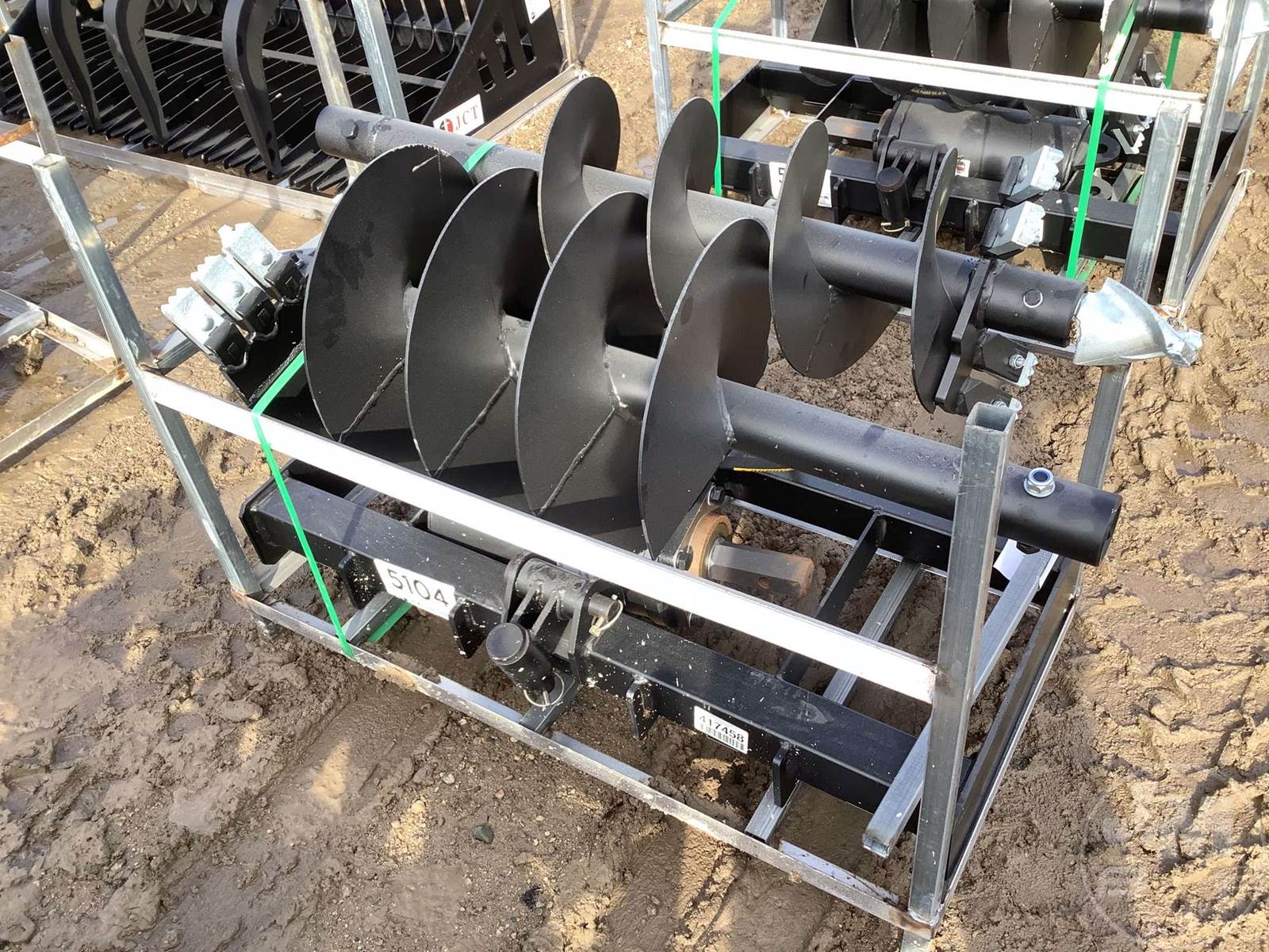 2024 JCT HYDRAULIC AUGER W/ 12” & 18” BITS Skid Steer Attachment For