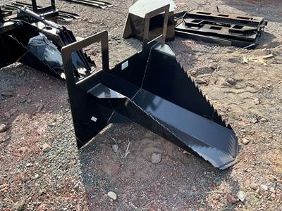 Unused KC Tree Spade Bucket, Mini Skid Steer Mount
