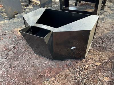 KC Concrete Bucket Skid Steer Attachment, Universal Skid Mount