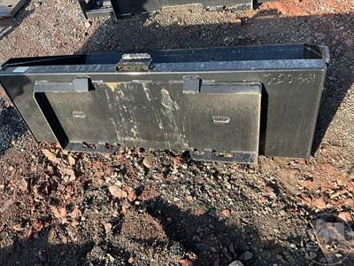 KC 66 Inch Smooth Bucket Skid Steer Attachment, Universal Skid Mount