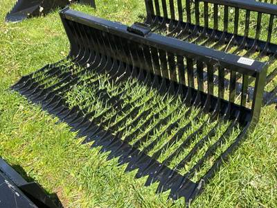 Unused KC 72 Inch Rock Bucket, Universal Skid Steer Mount