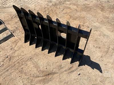KC Root Rake Mini Skid Steer Attachment