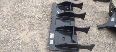 KC 49 Inch Root Rake Skid Steer Attachment, Universal Mount