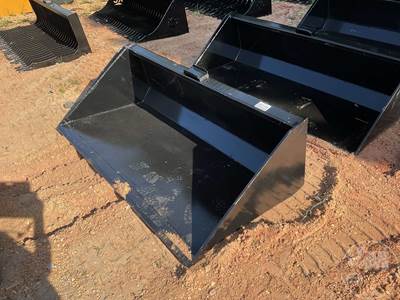 Unused KC 66 Inch Smooth Bucket, Universal Skid Mount