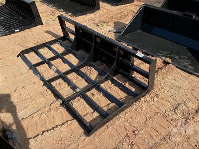 KC 72 Inch Land Leveler Skid Steer Attachment, Universal Skid Mount