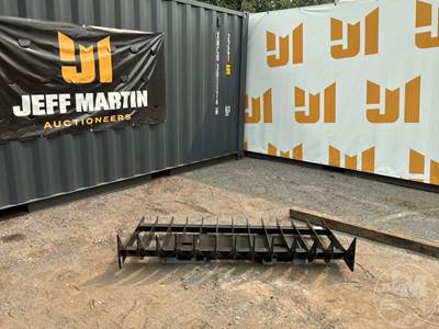 KC 70 Inch Root Rake Skid Steer Attachment