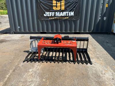 Unused 76 Inch KC Skid Steer Attachment