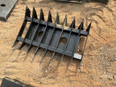 KC Root Rake Mini Skid Steer Attachment