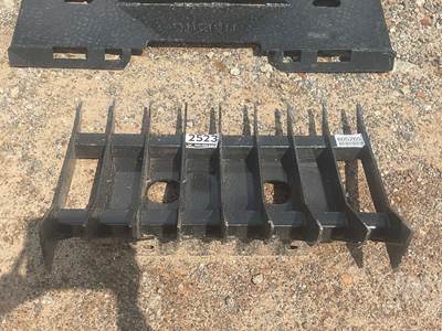 Unused KC 32" Root Rake Mini Skid Steer Attachment