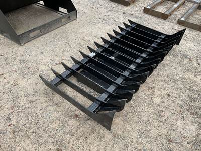 Unused KC 70" Root Rake, Universal Skid Mount
